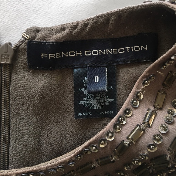 French Connection | Metallic sliver sequin dress - Picture 4 of 7